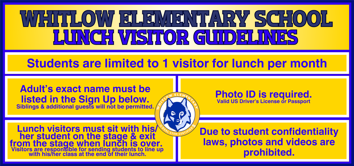 Lunch Visitors Rules